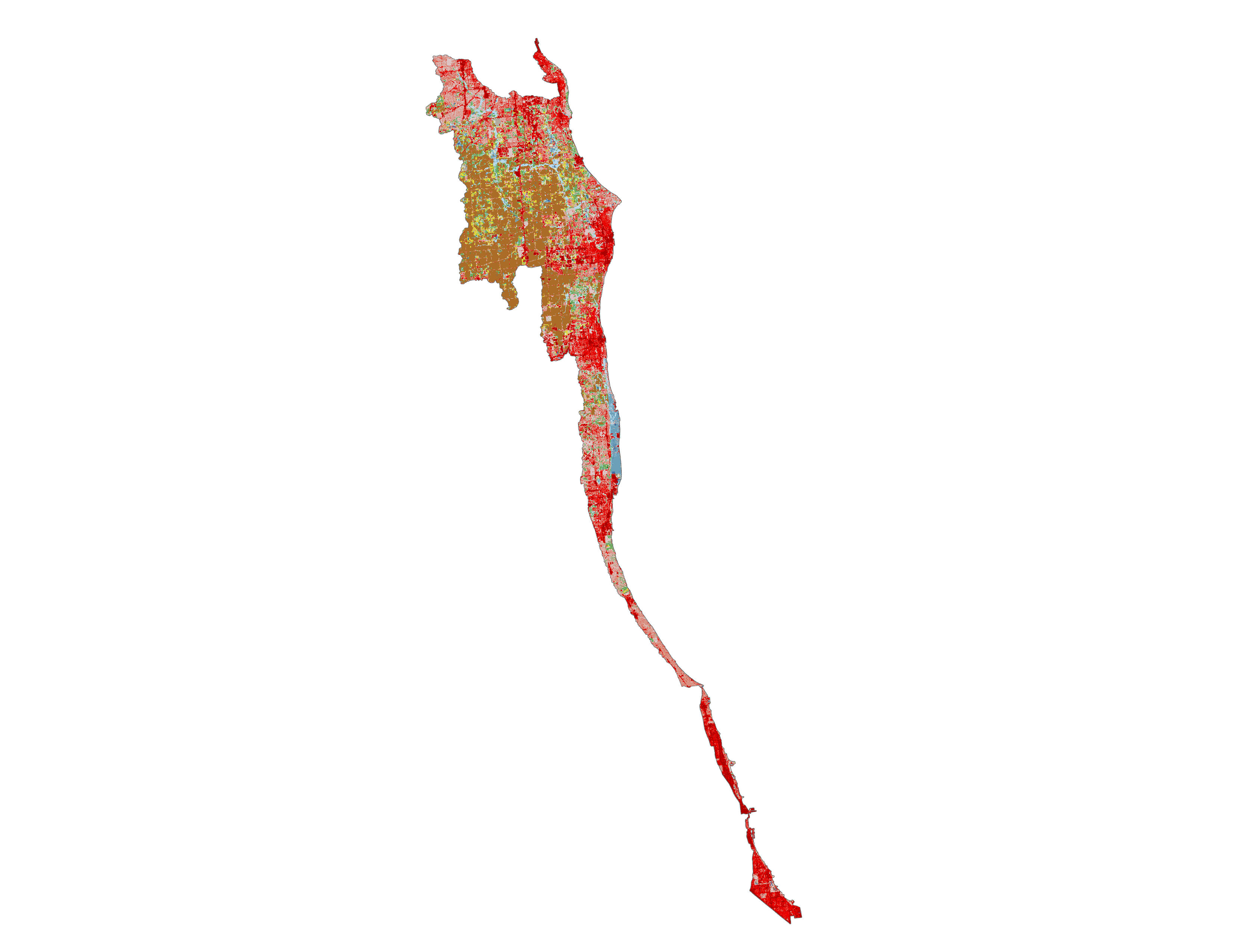 Figure 1.3: Land cover in the Pike-Root subbasin.