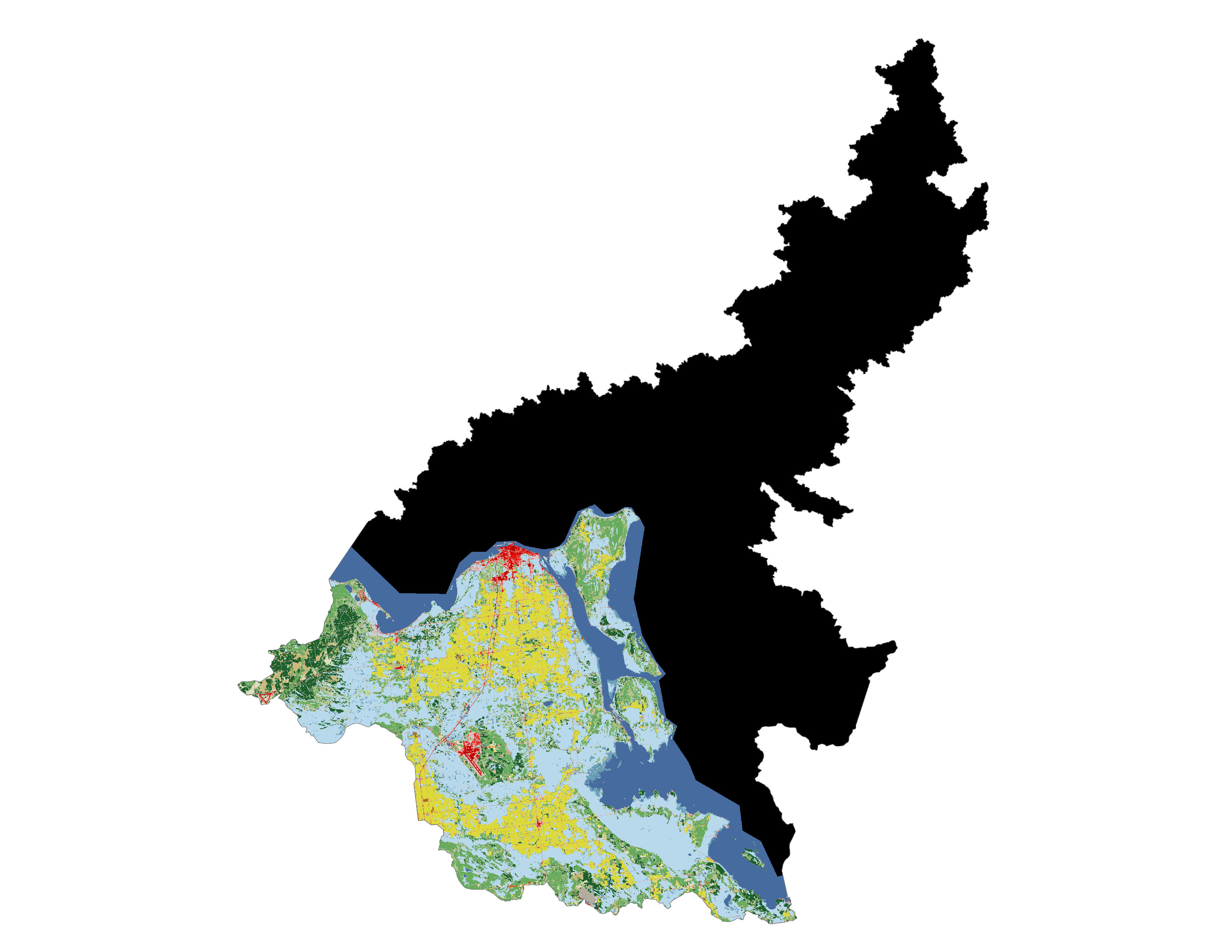 Figure 1.3: Land cover in the St. Marys subbasin.