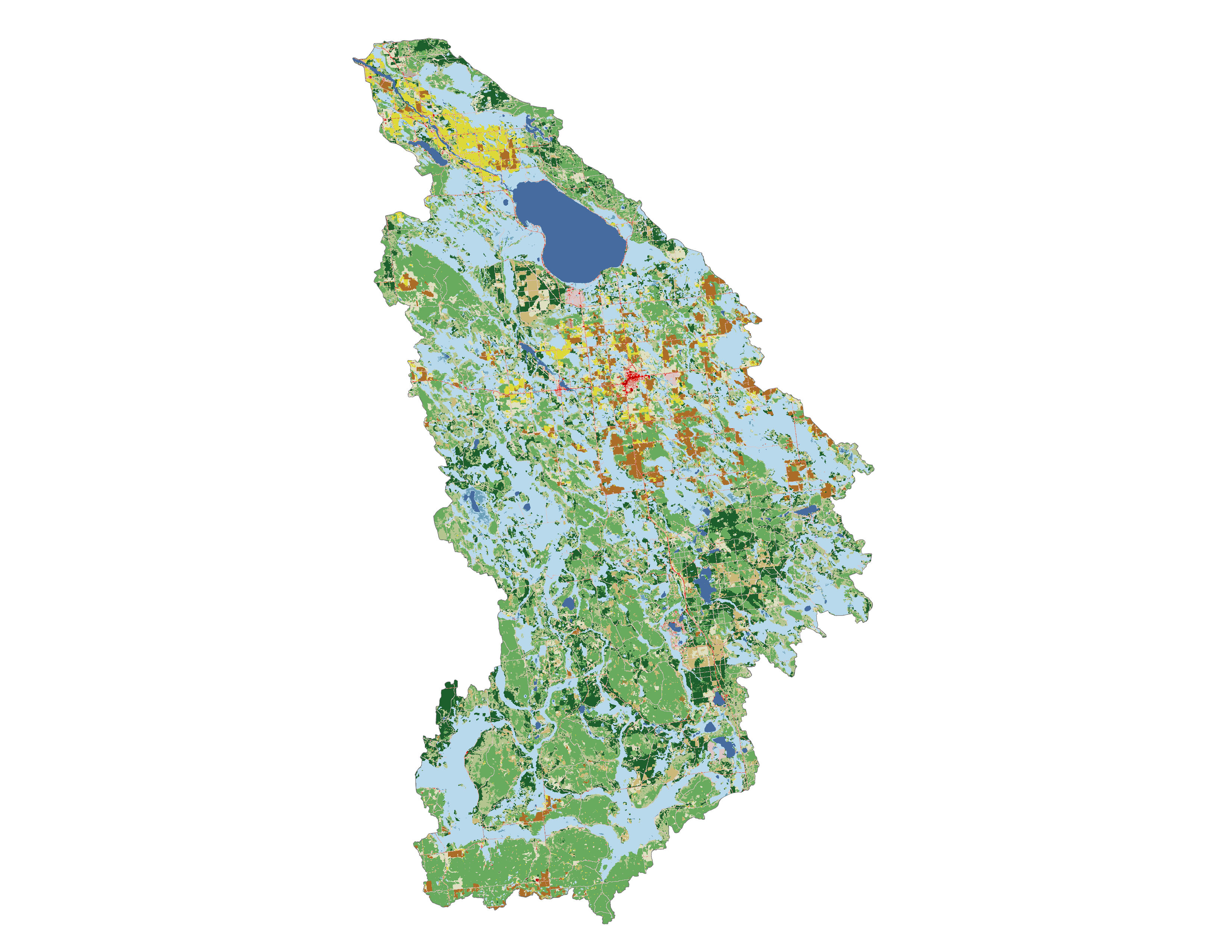 Figure 1.3: Land cover in the Black subbasin.