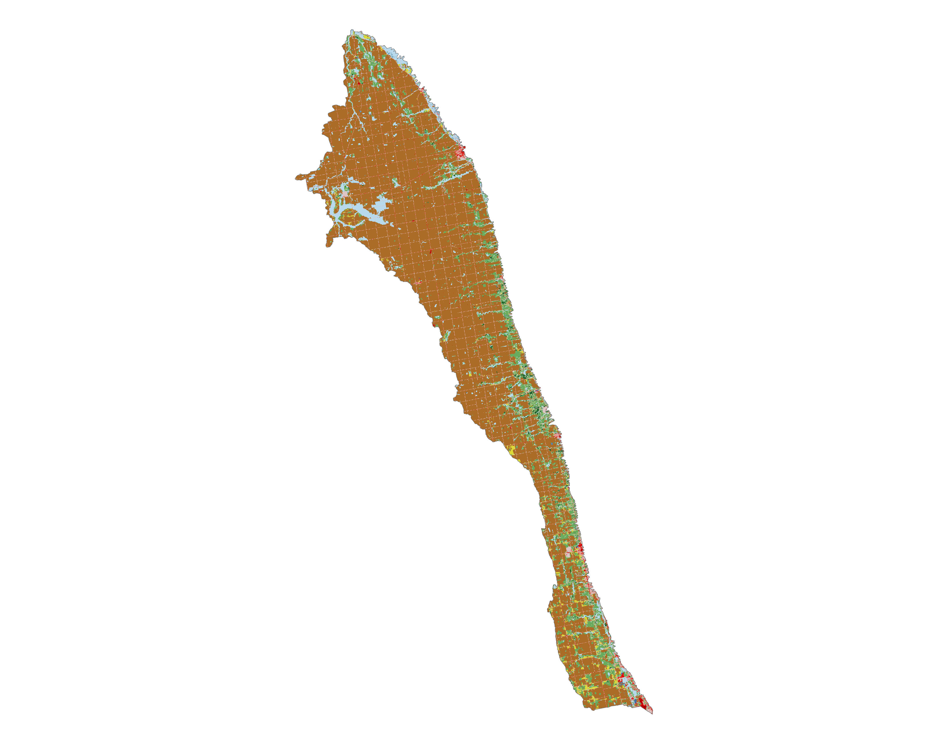 Figure 1.3: Land cover in the Birch-Willow subbasin.