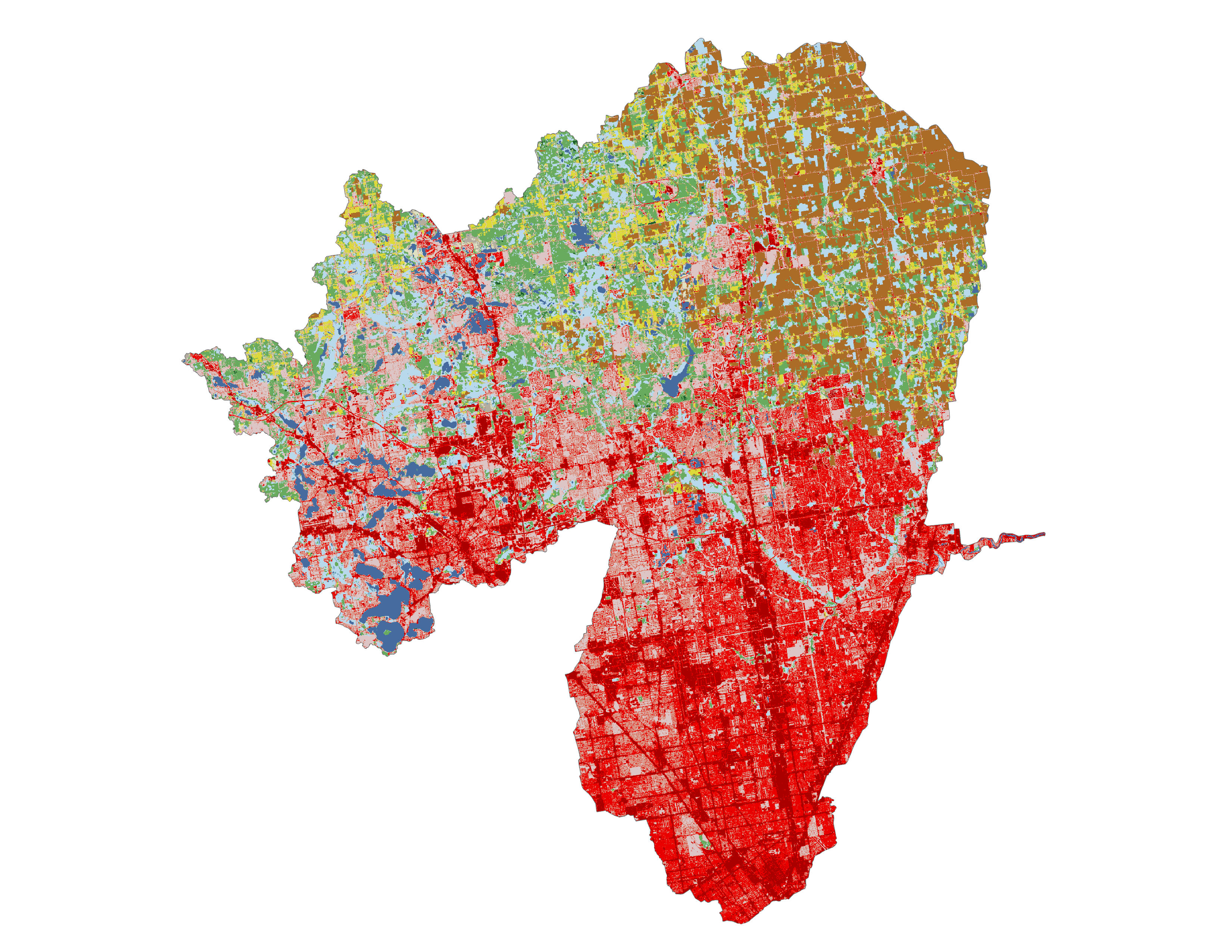 Figure 1.3: Land cover in the Clinton subbasin.