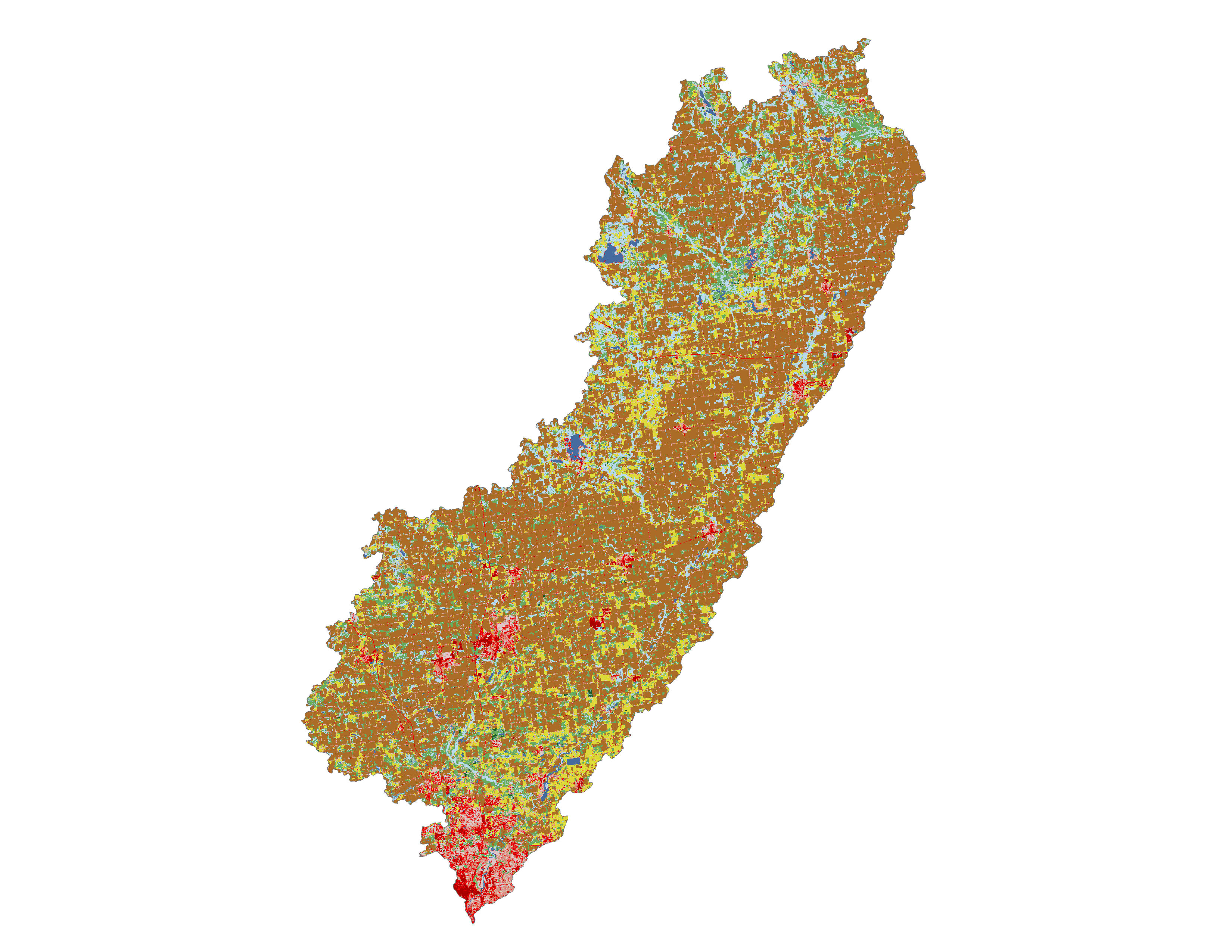 Figure 1.3: Land cover in the St. Joseph subbasin.