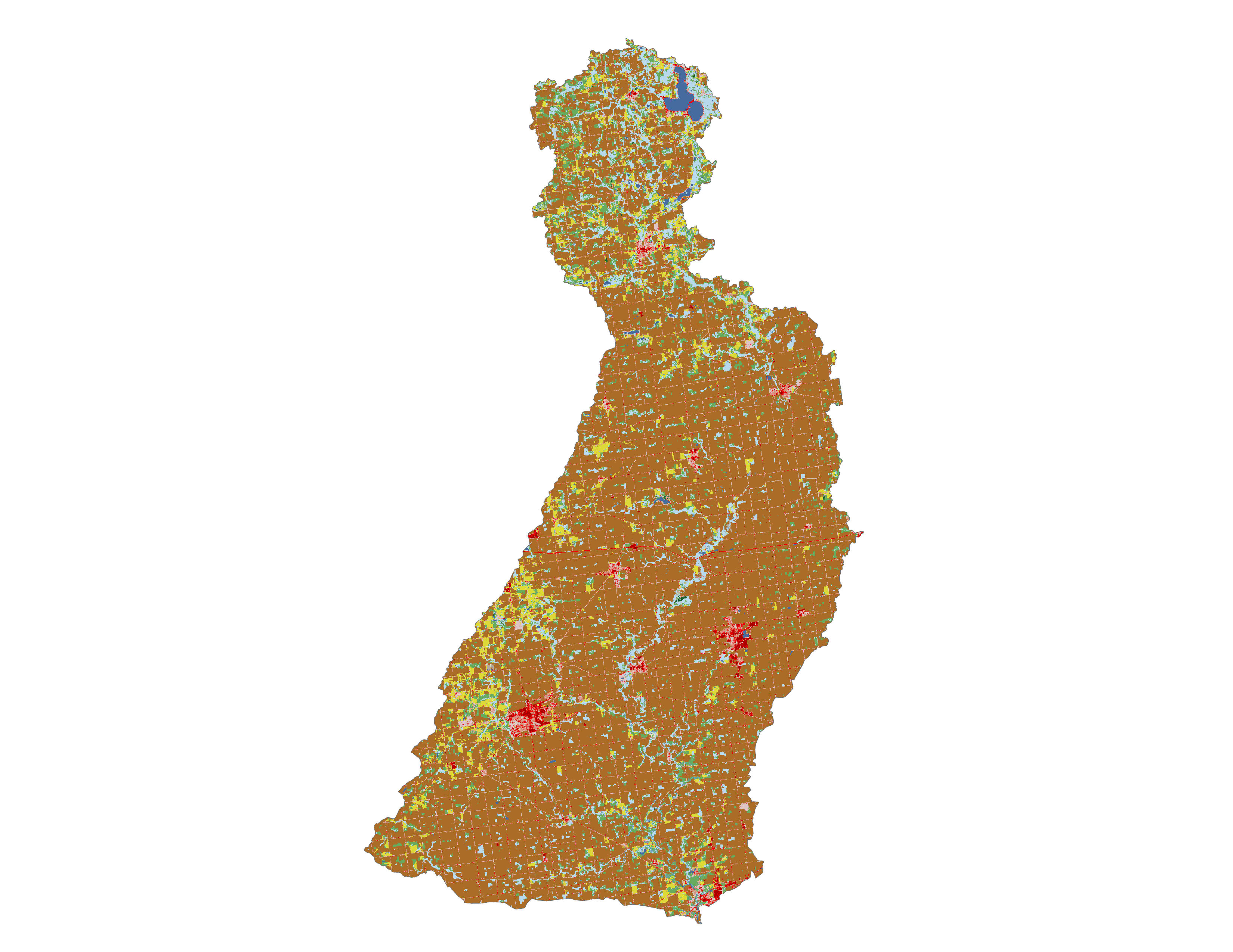 Figure 1.3: Land cover in the Tiffin subbasin.