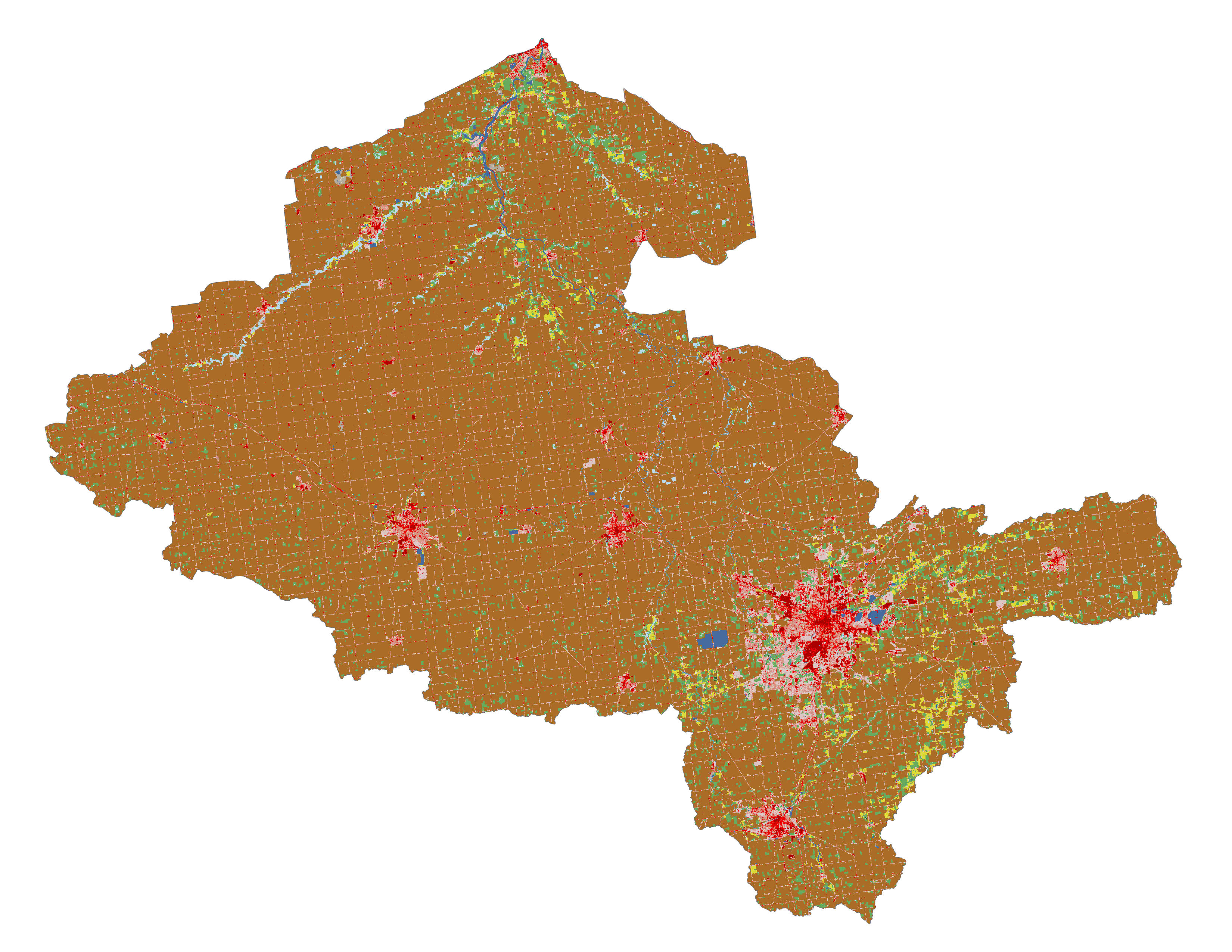 Figure 1.3: Land cover in the Auglaize subbasin.